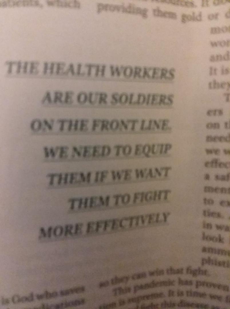 Dr Jerry Browns quote from this weeks Time magazine