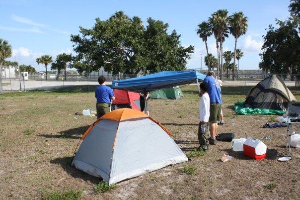 Philip Levine's album, Troop 931's first camping trip to Jetty Park FL
