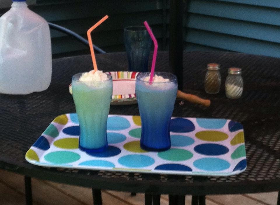 Blender broke 
A scout is prepared
Use snow cone machine