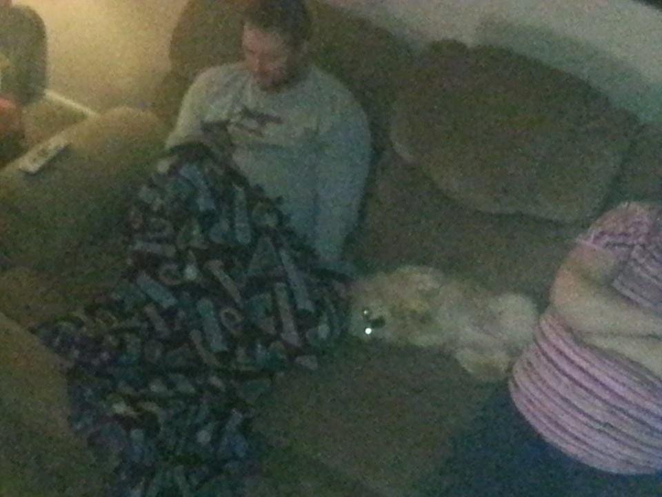 Nick and his puppy.