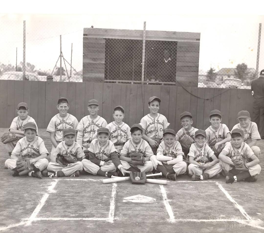TBT 1954 of my Little League Team.. I am the tall dude in the back row. :-p