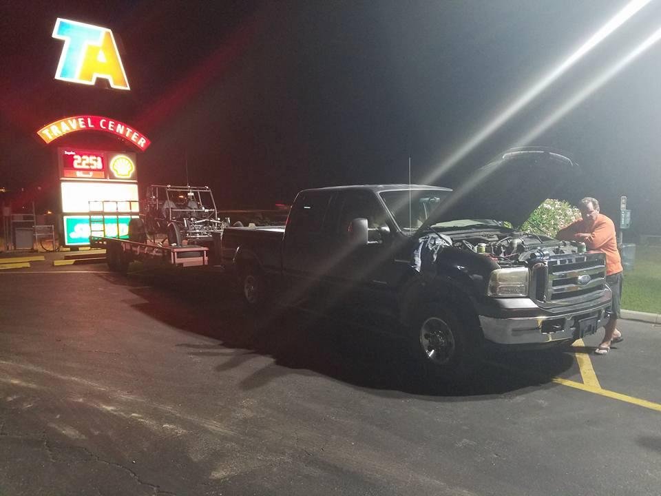 On the way to the dunes.... blew a turbo hose .