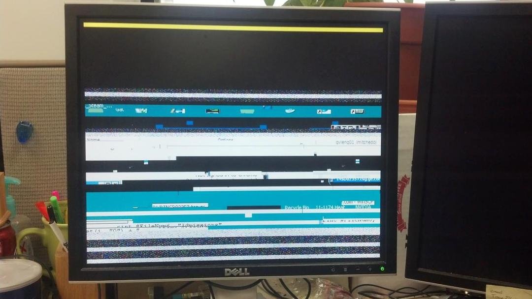 My computer this morning ...