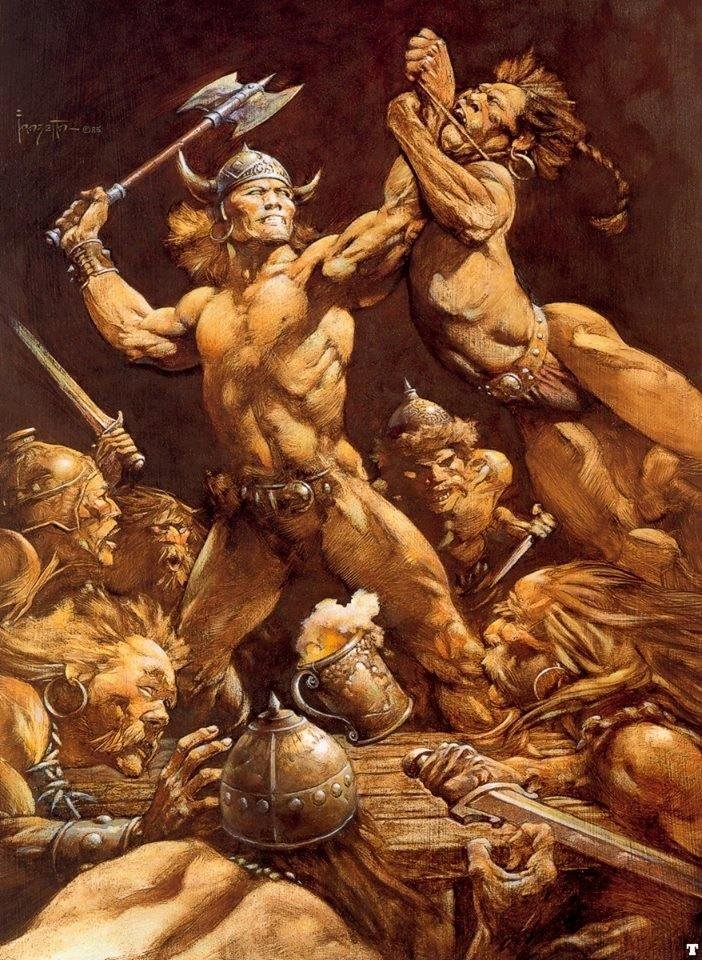 You don't give no lip to Conan the Barbarian
