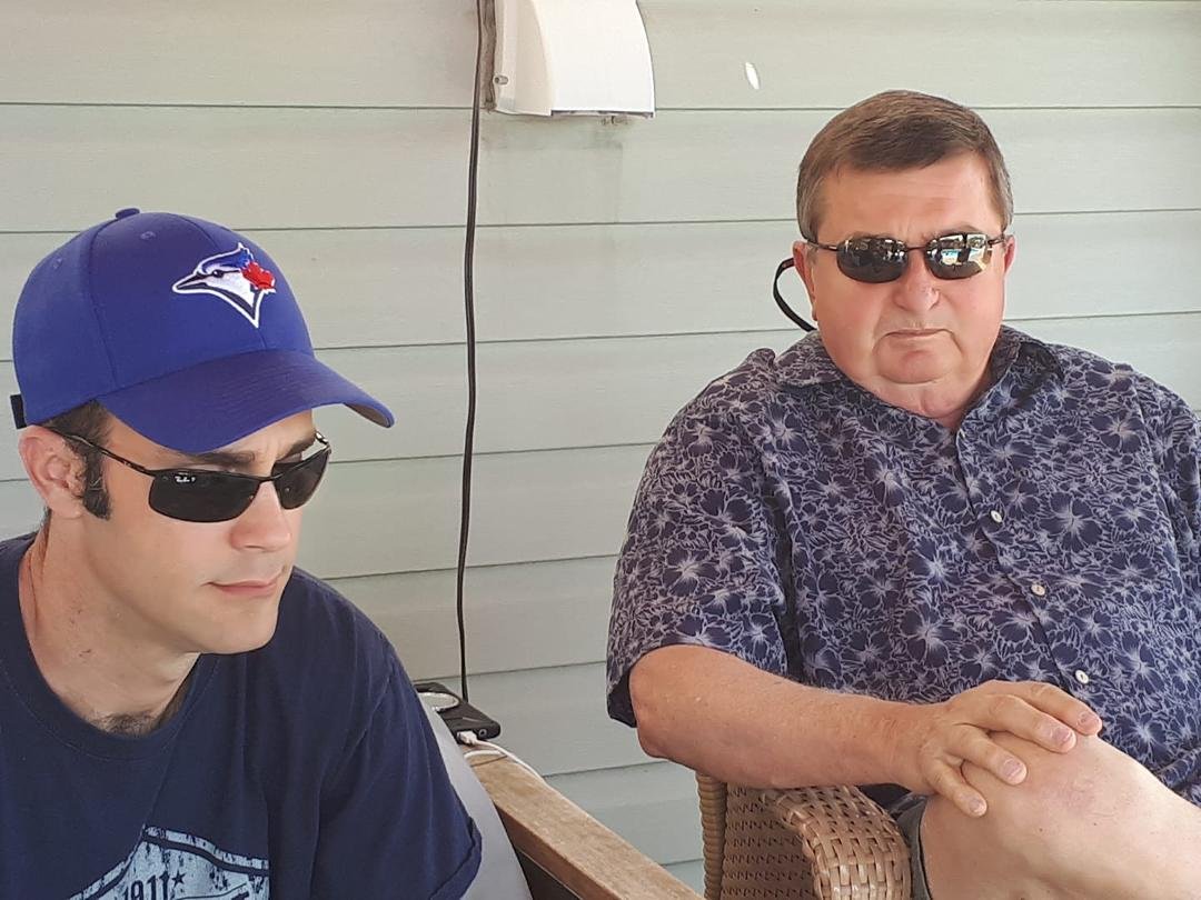 Steve and Chris deep in conversation..