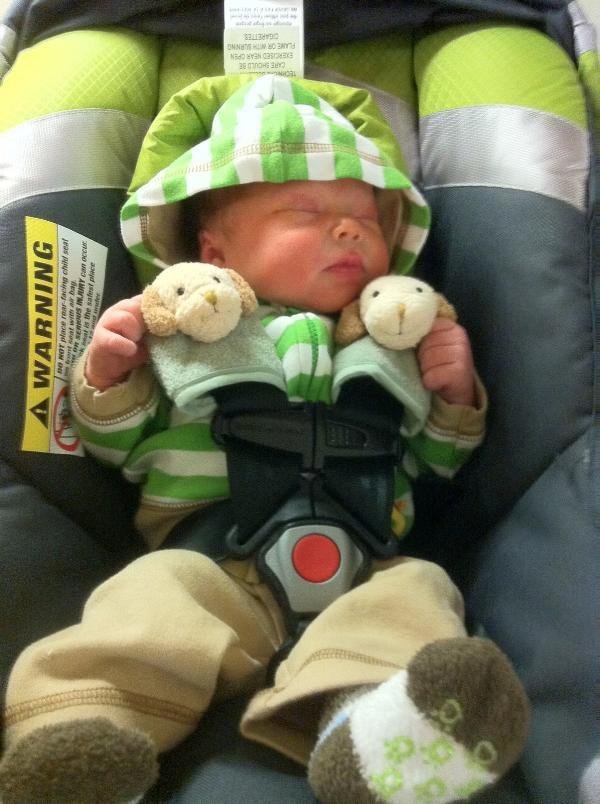 Ethan goes home for the first time