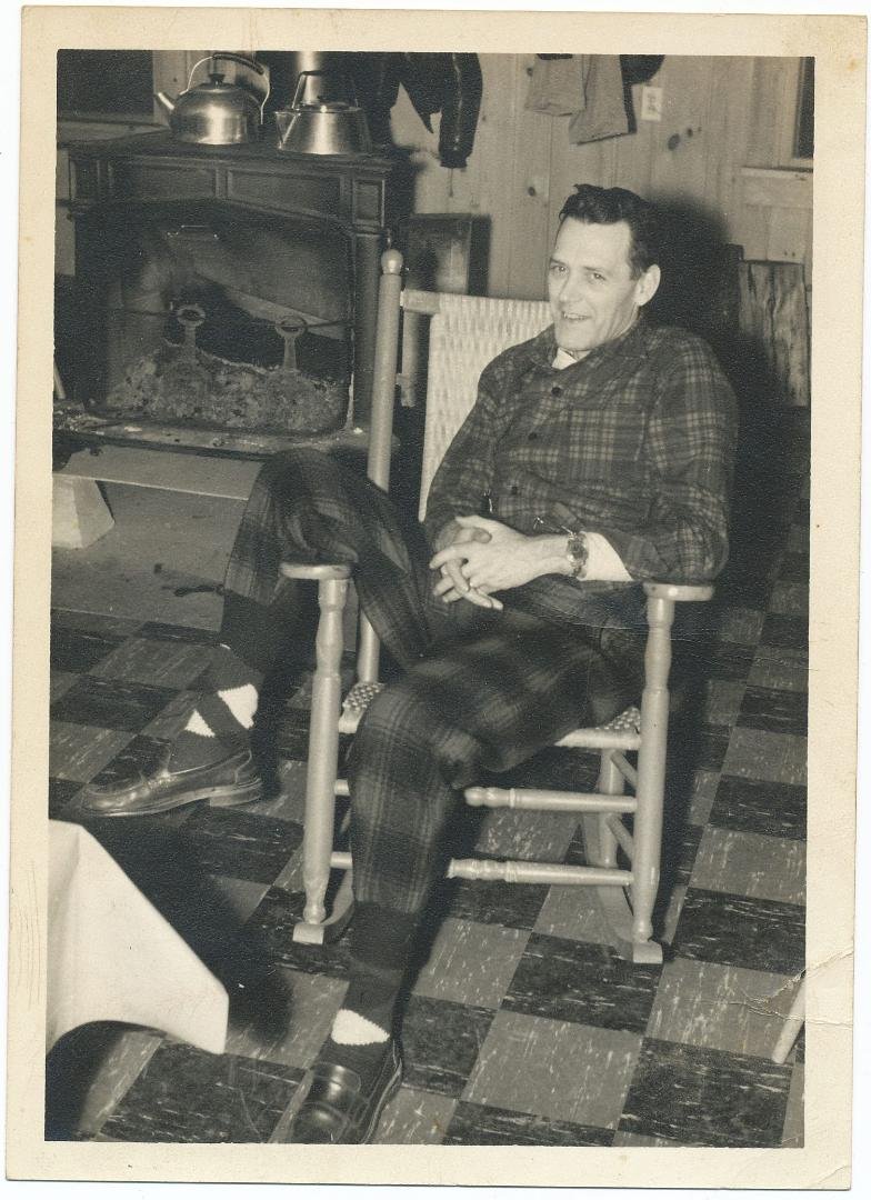 My pop, Edwin Mitchell Jr., relaxing at the Stillwater Hunting Club. The deer could rest easy. He would have been 99 yesterday.