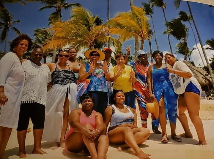 Froebel Class of 1969 on the ocean in Punta Cana,  Dominican Republic