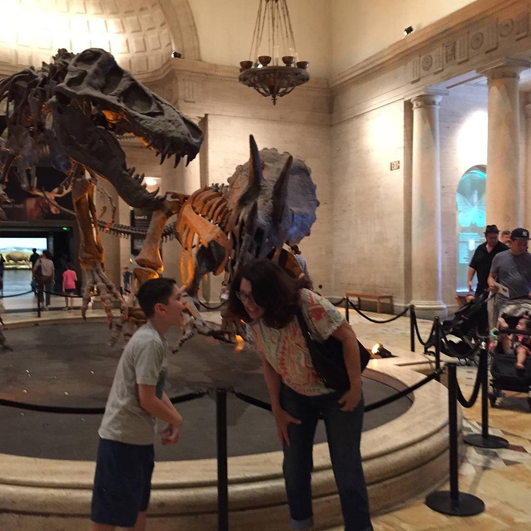 Grant and I at the Los Angeles Museum of Natural History take your kids and grandkids it was very cool!