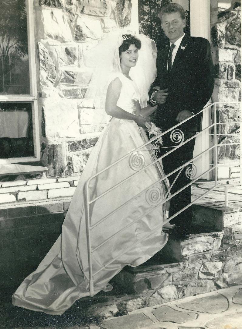 My mum and Dad on there wedding day