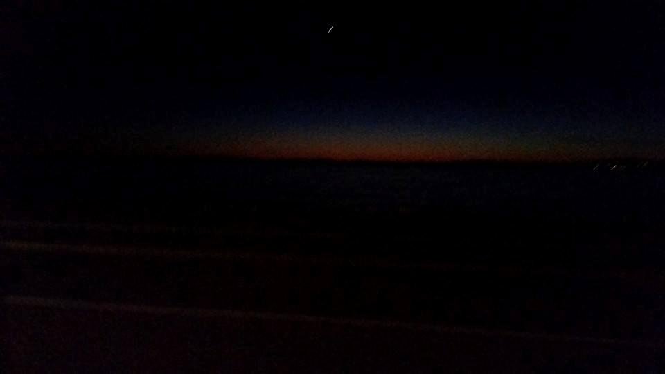 A beautiful sunset with a beautiful lady happy birthday Catherine Ann it's been a wonderful day with the love of my life.