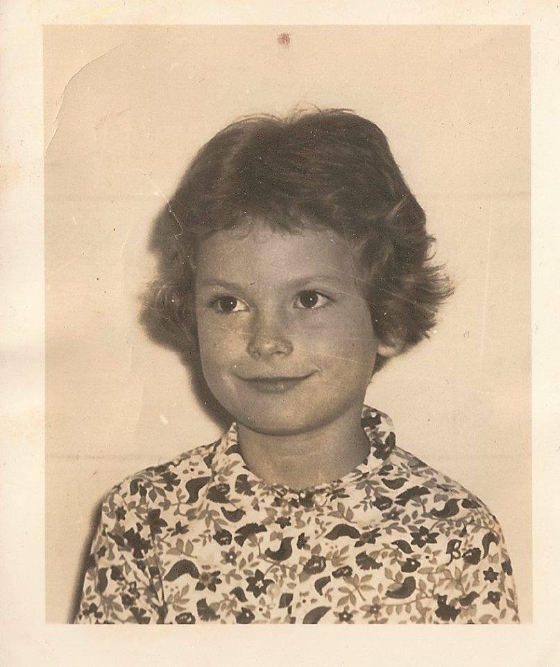 TBT pic...one of the pics my mother sent me today along with some cards I made her, etc....think I was 5 yrs. old :)