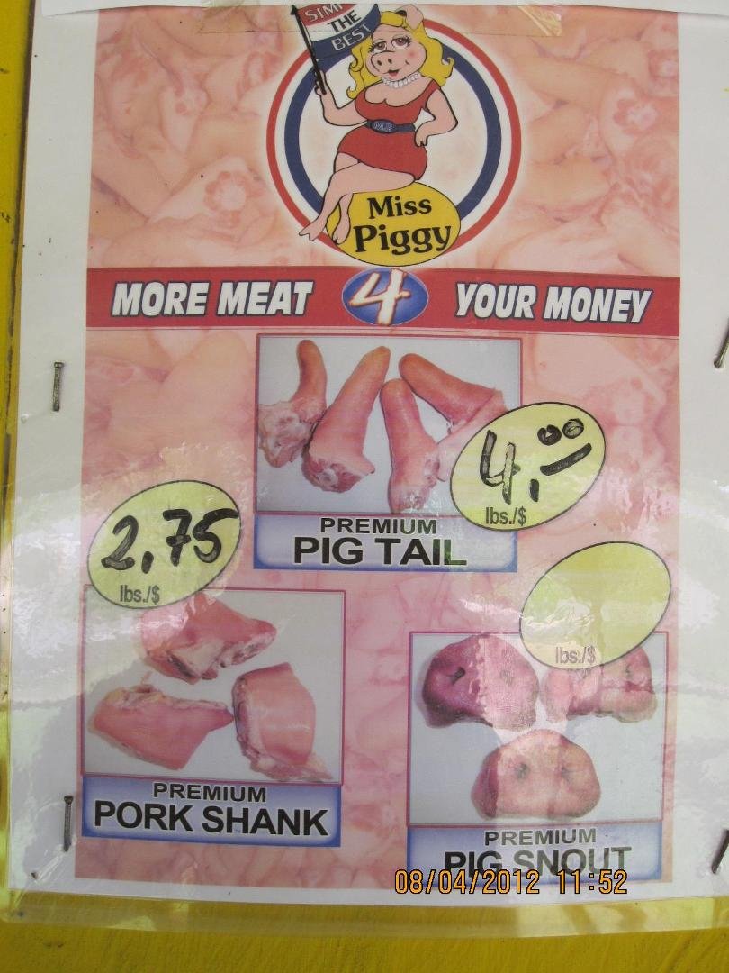 The checkout counter teaser at the local "Piggly Wiggly" village market