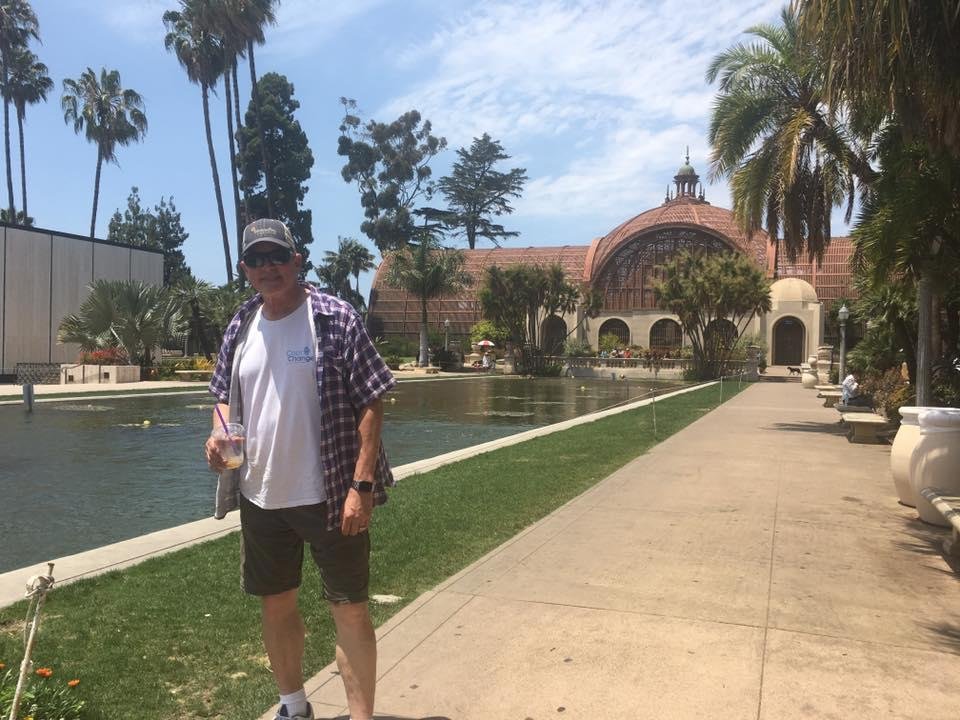 Enjoying a day off from work