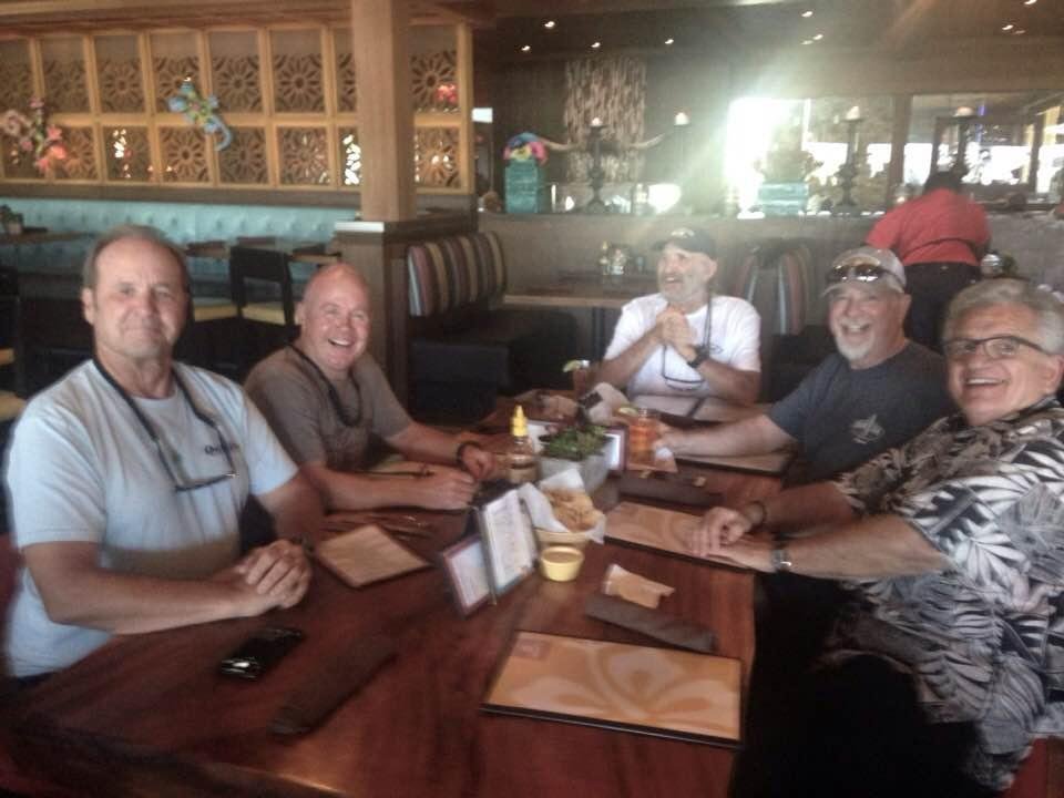 I reunited with these guys from high school for lunch today