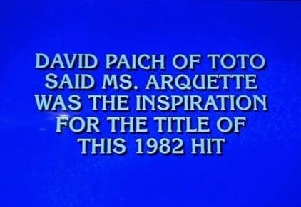 Who can answer this statement from last night's Jeopardy show? (Remember... The answer has to be in the form of a question.)