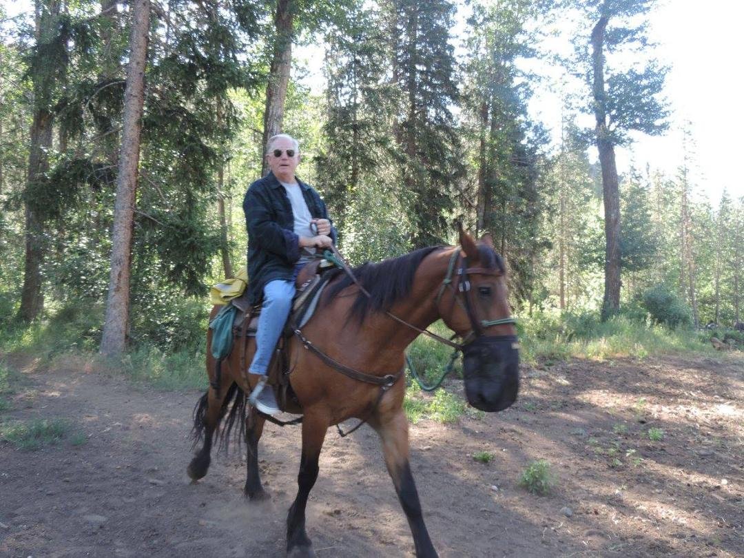 Riding near Yellowstone