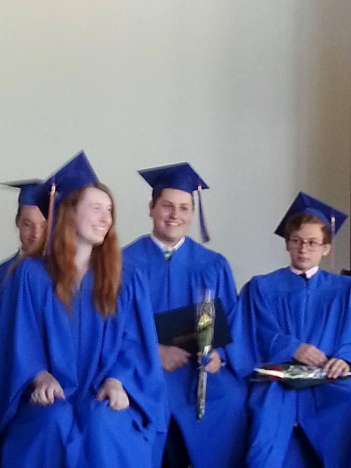What a nice smile!! Last grandchild to graduate.