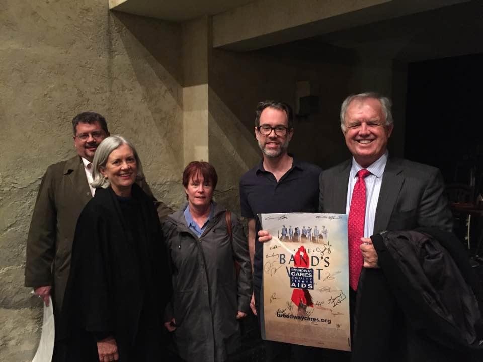 Just saw Brian playing  in Broadway hit “The Band’s Visit”. Great show and of course a great performance by Brian. Made us so proud! With David and Mary Spence.