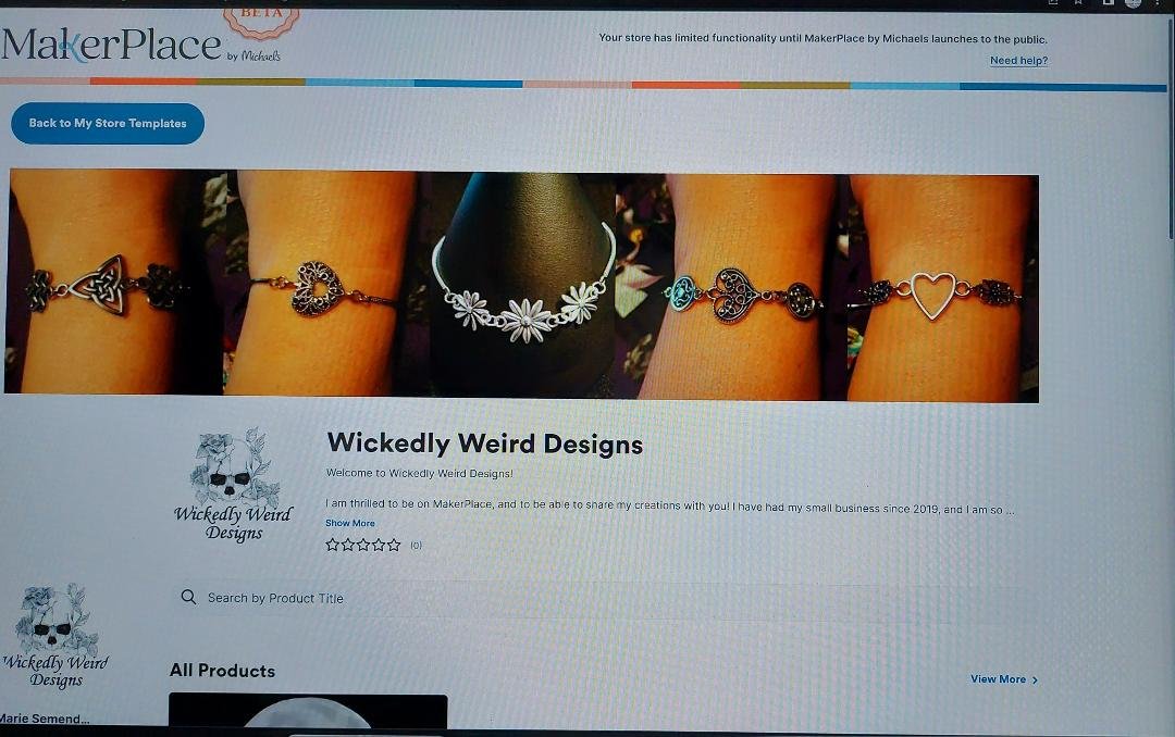 For my crafter friends - I just signed up on MakerPlace for selling handmade goods - it is a selling site created by Michael's.
While I love Etsy, the fees are getting outrageous! And I love that Michael's will be promoti