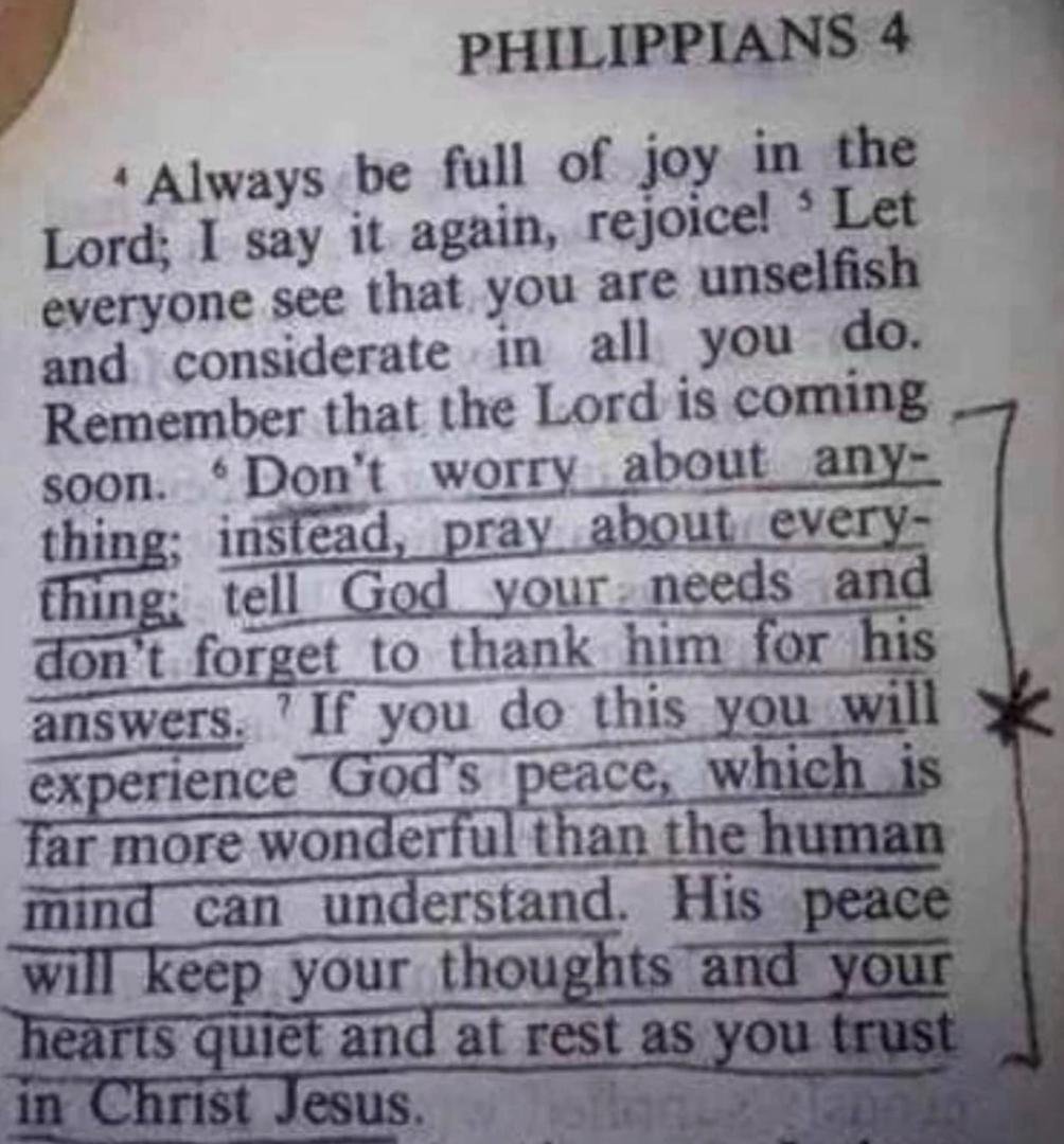 Pray, have faith, and try not to "Give too many flucks". Perceived problems are opportunities toward growth and understanding. God has your "Six".... Namaste'