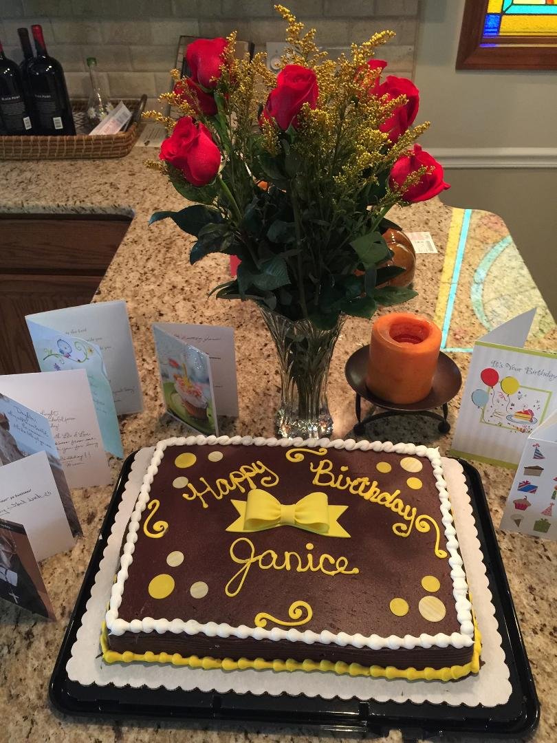 Today is my lovely wife's birthday. She is the love of my life and the most caring person I have ever known.  Here's to Jan,  HAPPY B-DAY.  November 7th we were married 34 years.