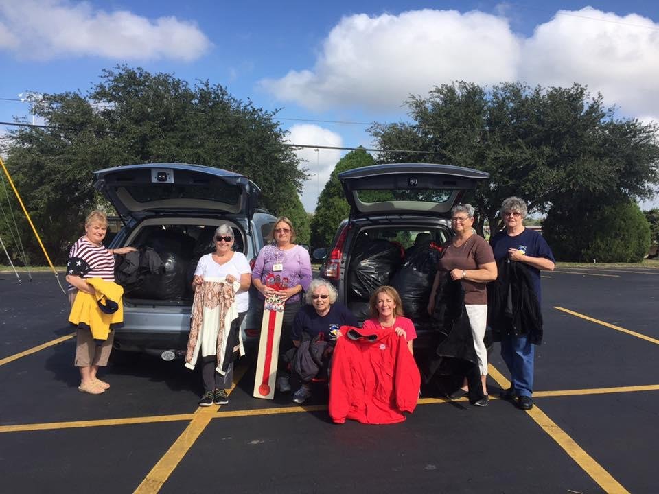 This was our last time for the year to collect coats for Tim's Coats - 1305 coats!