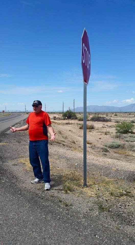 Standin on a corner in Chandler Arizona, such a fine site to see.  It's a...