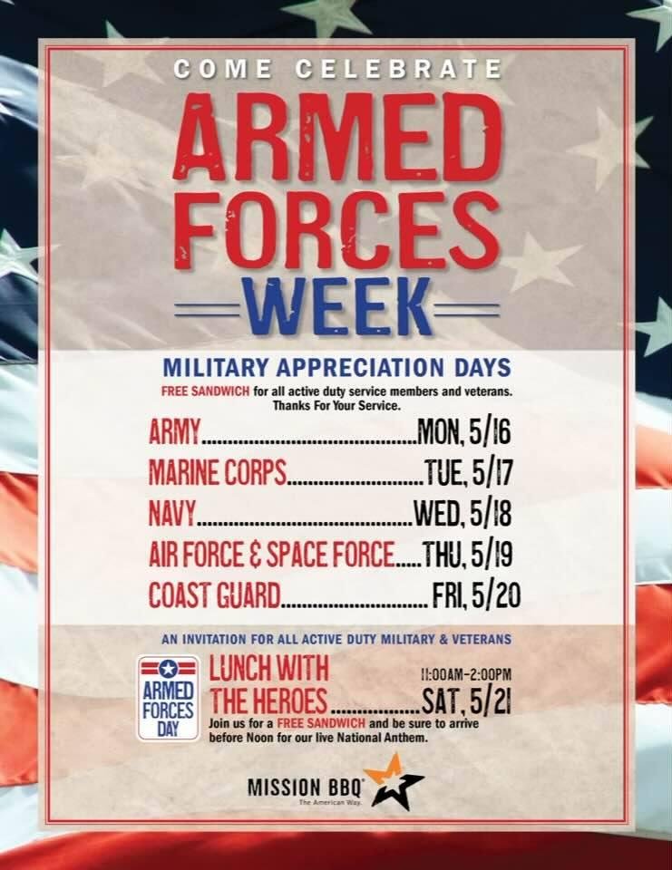 Starts tomorrow, my veteran friends!!