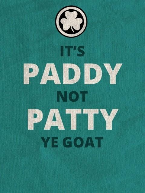PSA lest ye make the fatal mistake today. You're welcome.😇☘️
