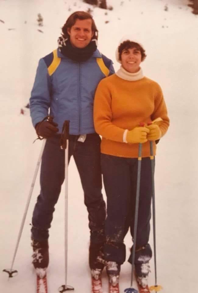 Karen and I at Incline Village the first time I ever skied. I'm thinking 1976ish