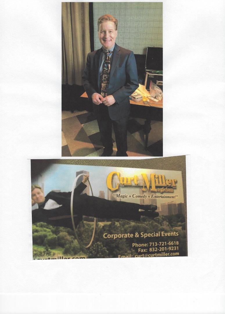This Guy is a fabulous Magician and Comedian if you ever have the chance to see him preform you will enjoy it I am sure. He is good at getting audience particapation and everyone has a good time. His tricks are the best!!