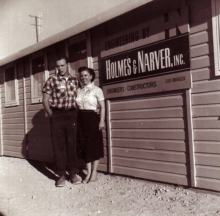 Dad and mom at the Nevada Test Site