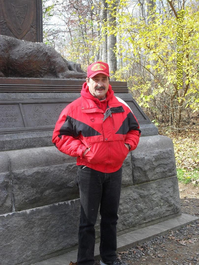and a cold bright sunny day at my favorite memorial the "Irish Brigade". and the "Irish Wolfhound".