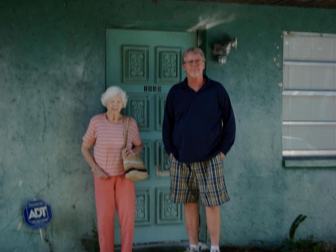Mom and Paul at Florida Beach House