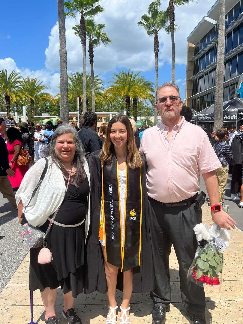 Proud Parents with Graduate