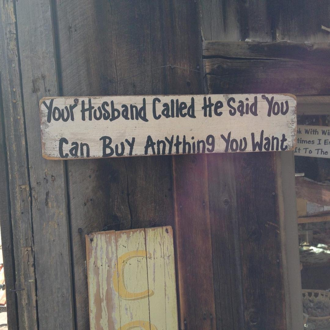 Please everyone! Don't let Sharon ever see this sign!