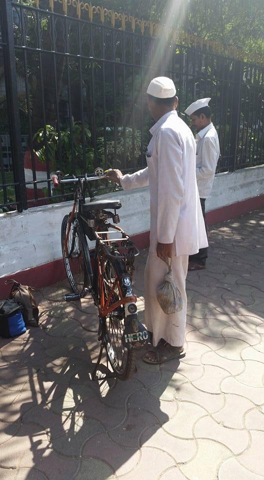 Getting ready to deliver lunch