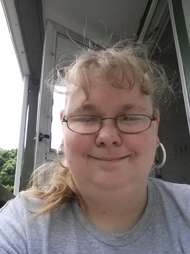 Me sitting outside