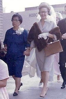 Our mothers got together from time to time. They didn’t know each other’s language, but that didn’t stop them from chatting and having a good time. Sharon’s mother passed away the year our eldest child was born, so the two