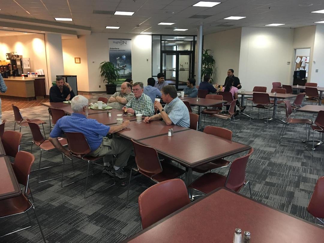 Just a random lunch table on a random day here at HUGHES