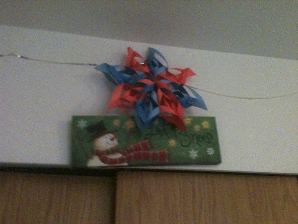 3-D Snowflake / Star!
They were fun to make