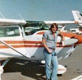 Dad's old hot rod, Cessna 172 w/ 220 Franklin and Hartzell prop. Like an MG with a V8