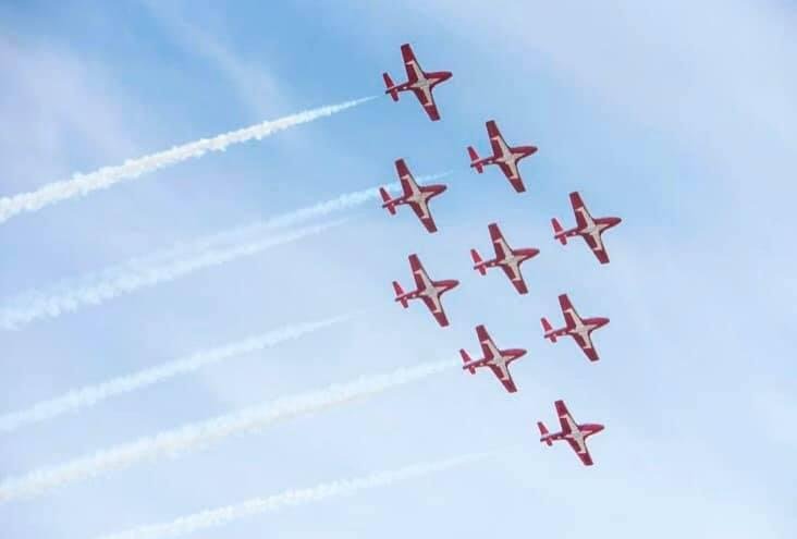 Here is a better one over Fairview yesterday. Thanks cousin Cathy.