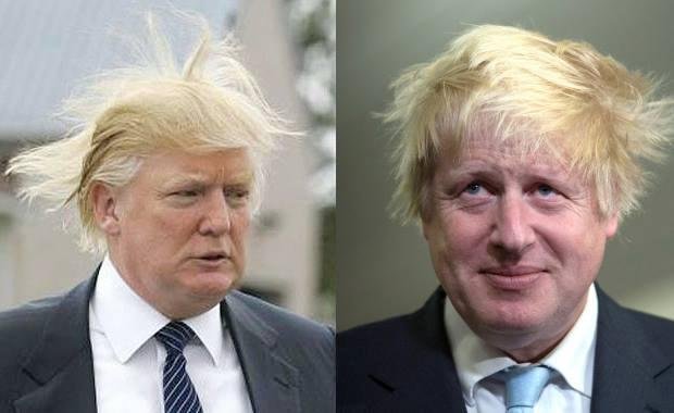 I feel like Boris Johnson is Donald Trump's dopey younger brother.