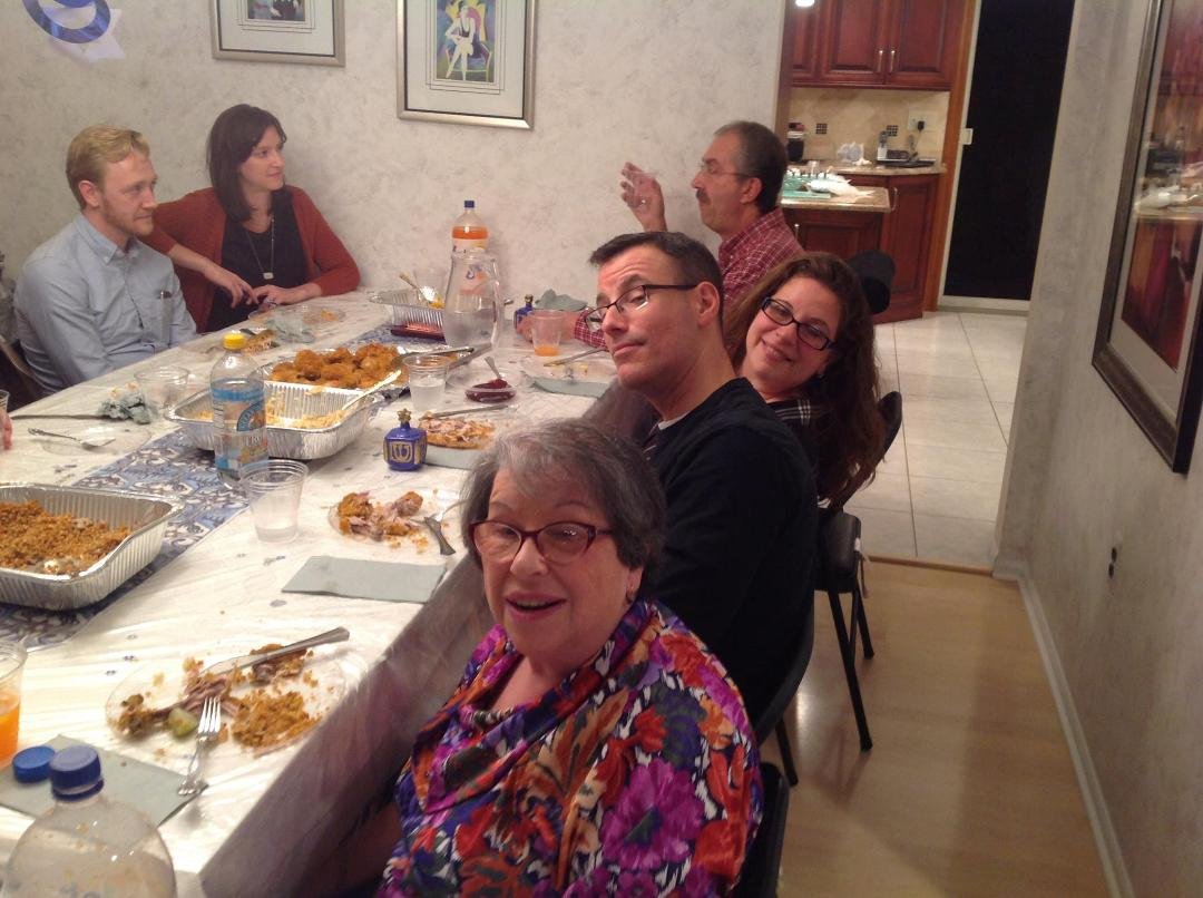 Chanukah at the Binders. :)