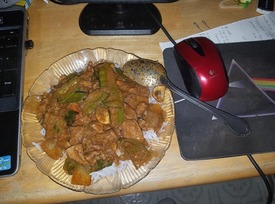 Thai Panang Pork Coconut Curry...4-stars.