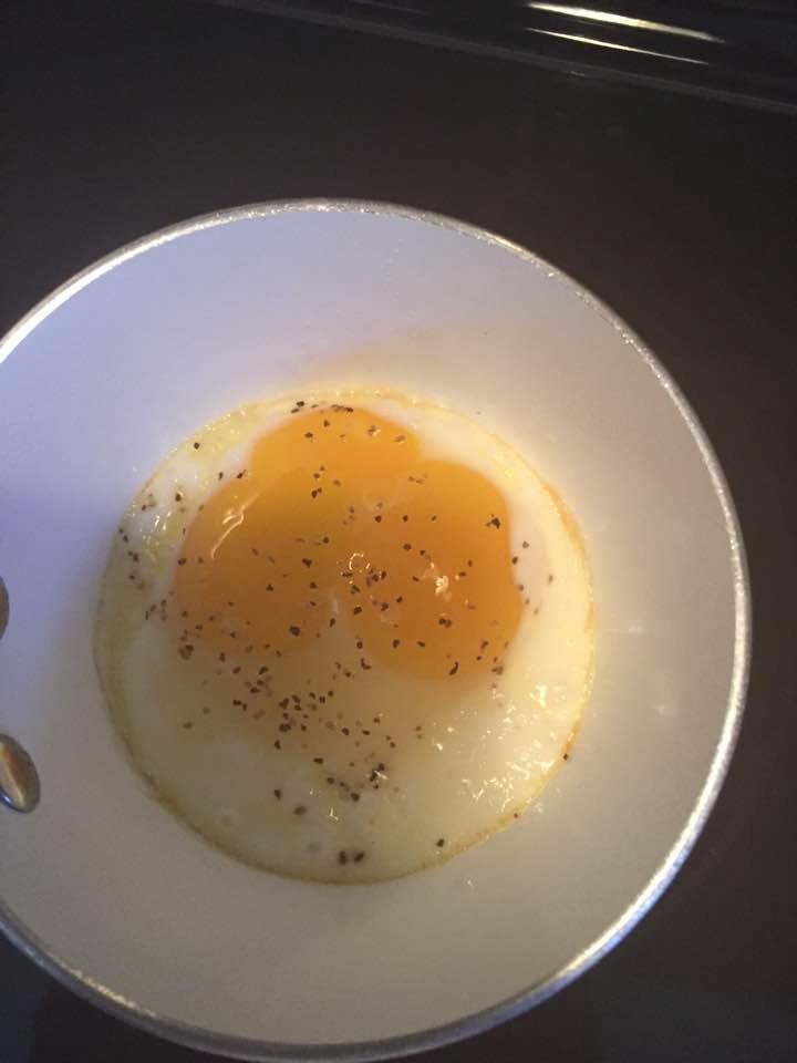 I've had double yolks, however three!!!