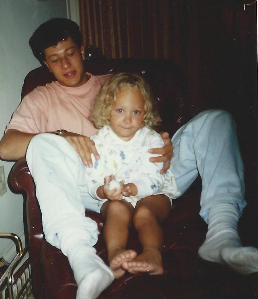 Another memory from another time and place. Andrew and Meredith, Sept 1990, Brewster, NY
