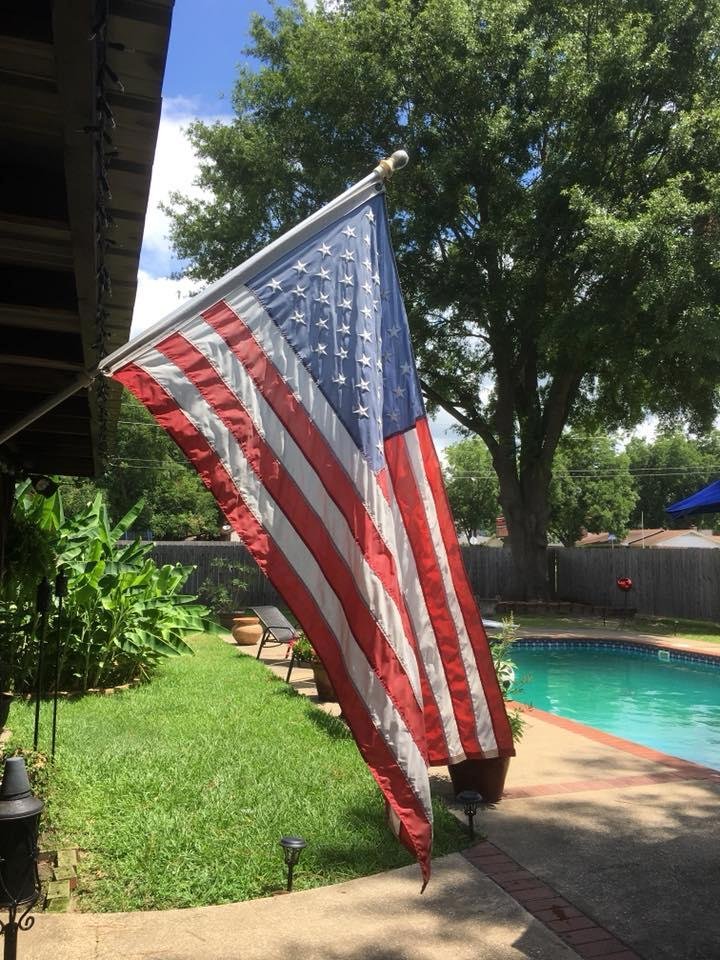 She’s old .. tired... and faded just like me.... but like me & my country we ain’t dead yet.... God bless America & our service men & women ..... Happy 4th of July to all